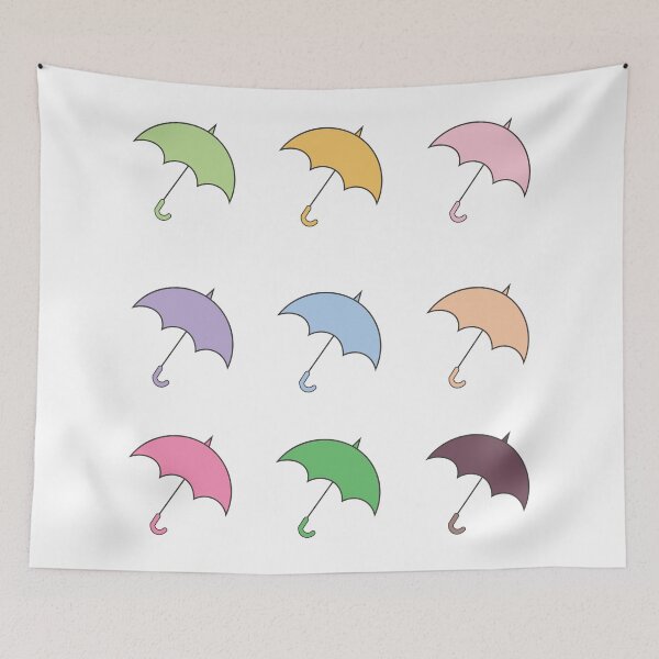 Item preview, 9 cute Doodle umbrella pack designed and sold by CuteArtPack.