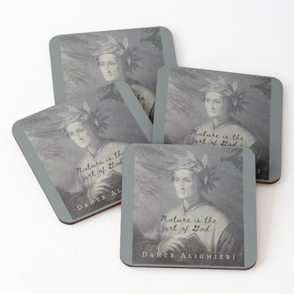 Item preview, Dante Alighieri quote: NATURE IS THE ART OF GOD designed and sold by artbleed.