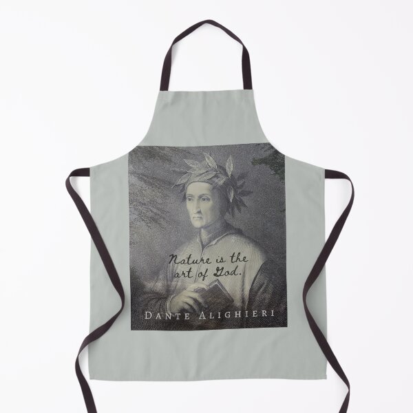 Item preview, Dante Alighieri quote: NATURE IS THE ART OF GOD designed and sold by artbleed.