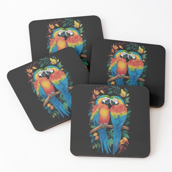 Item preview, Cute macaw parrots designed and sold by DunuStore.