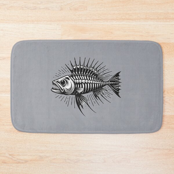 Item preview, Weird Fishbone - Cool & Funny Fish Graphic designed and sold by Daqomm.
