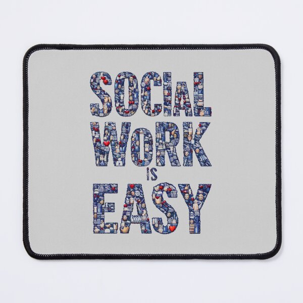 Item preview, The Irony of Social Work - A True Challenge designed and sold by VoyteksDesigns.