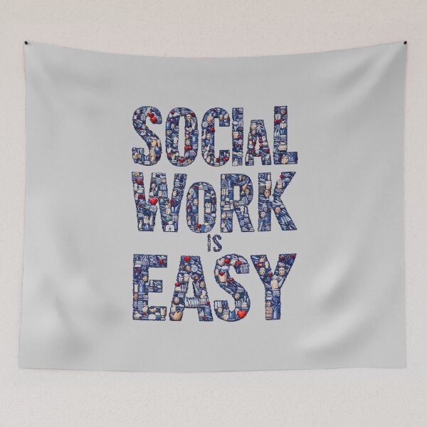 Item preview, The Irony of Social Work - A True Challenge designed and sold by VoyteksDesigns.