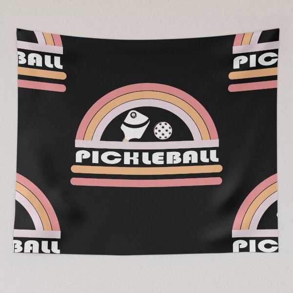 Artikelvorschau, Pickleball Rainbow Circular Für Profi-Pickleball-Liebhaber entworfen und verkauft von fatydesignspace.