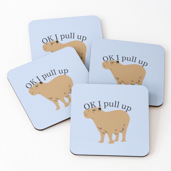 Item preview, Funny Meme Capybara OK I Pull Up designed and sold by Megurix.