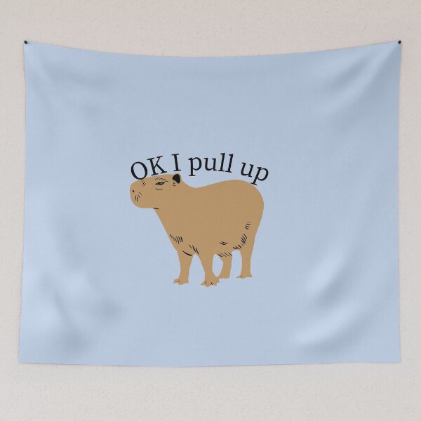 Item preview, Funny Meme Capybara OK I Pull Up designed and sold by Megurix.
