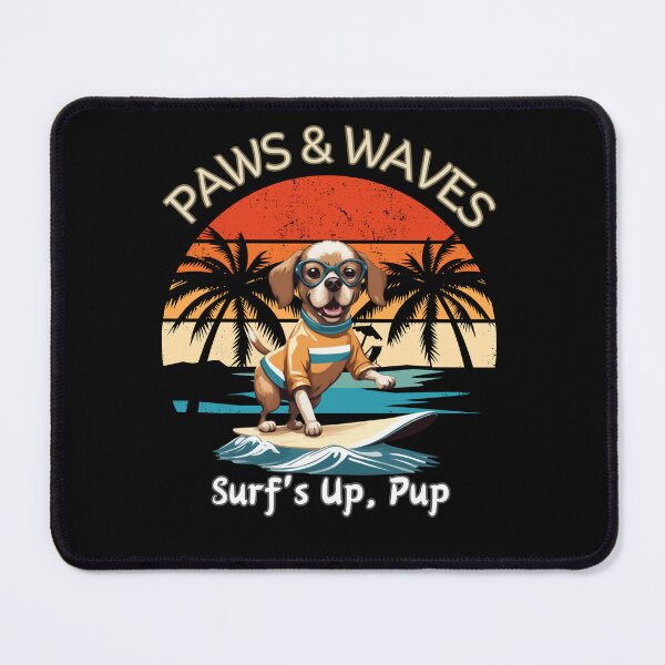 Item preview, dog surfing designed and sold by darkthings design.