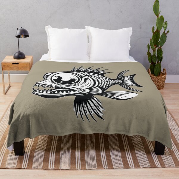 Item preview, Funny Weird Looking Fish: Cool And Scary Graphic designed and sold by Daqomm.