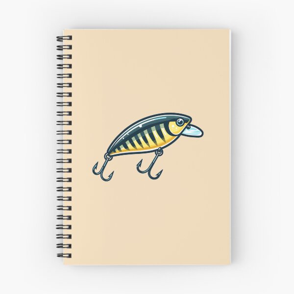 Item preview, Gráfico de señuelo de pesca minimalista y colorido para pescador designed and sold by Daqomm.