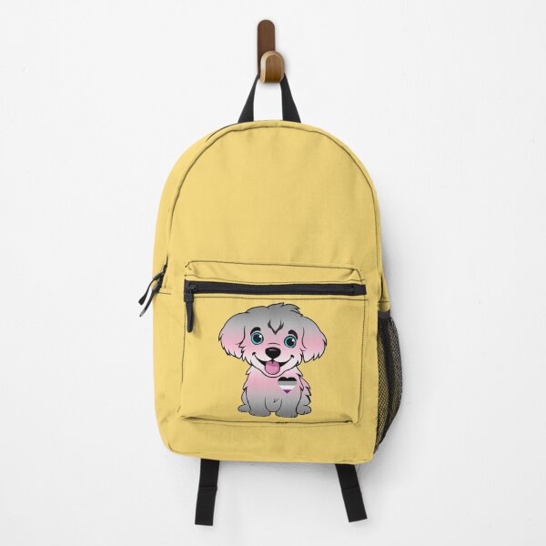 Item preview, Cute Asexual Demigirl Pride Flag Puppy, Subtle Ace Demigirl Kawaii Dog Design designed and sold by Travelslightly.