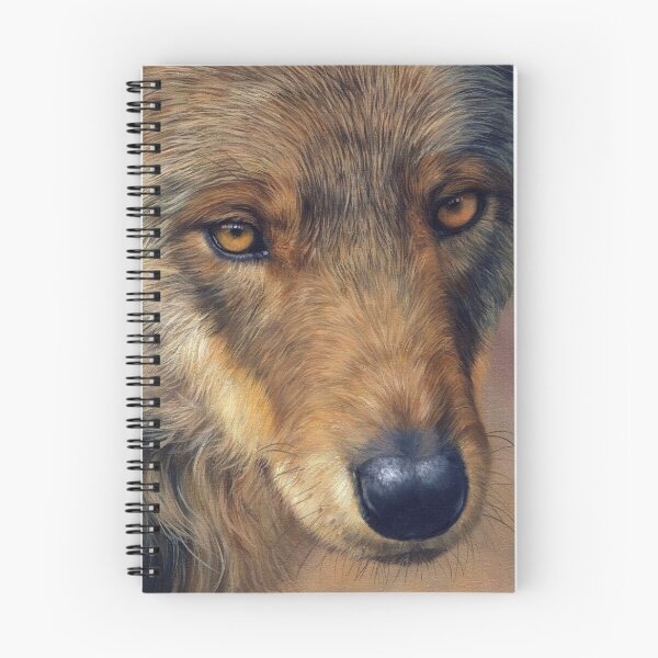 Artikelvorschau, Graue Wolf Portrait entworfen und verkauft von David Stribbling.
