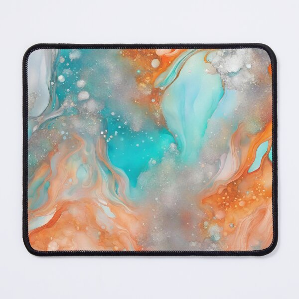 Item preview, Glittery Teal Abstract designed and sold by WasmiStudio.