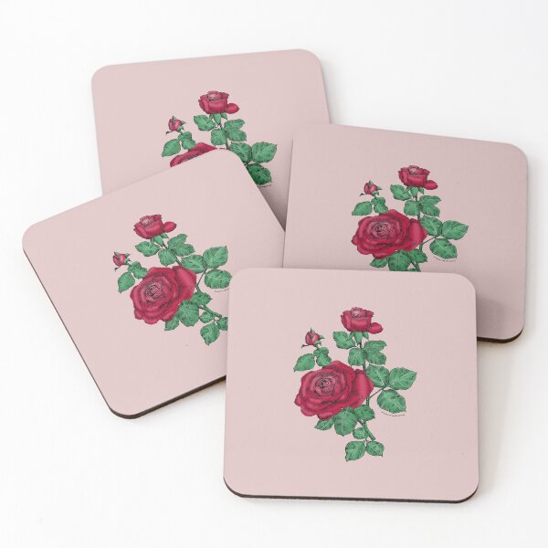 Item preview, Dark Red High-Centered Rose Bloom Double 16-25 Petals In 3+ Rows designed and sold by Rachael Taylor.