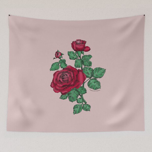 Item preview, Dark Red High-Centered Rose Bloom Double 16-25 Petals In 3+ Rows designed and sold by Rachael Taylor.