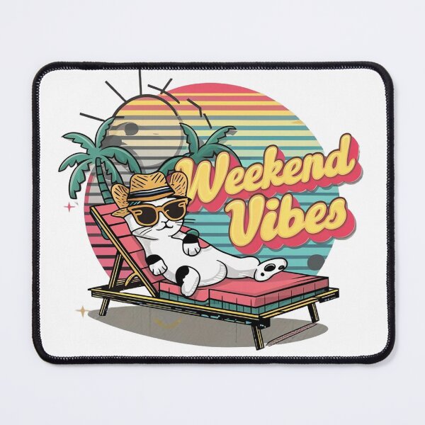 Item preview, weekend vibes cat version designed and sold by 90's Misaki.
