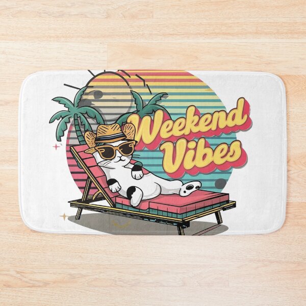 Item preview, weekend vibes cat version designed and sold by 90's Misaki.