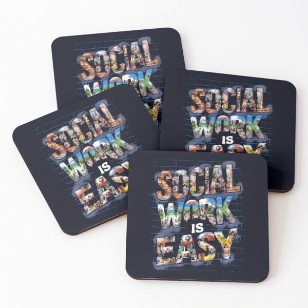 Item preview, Social Work Realities - A Statement of Irony designed and sold by VoyteksDesigns.