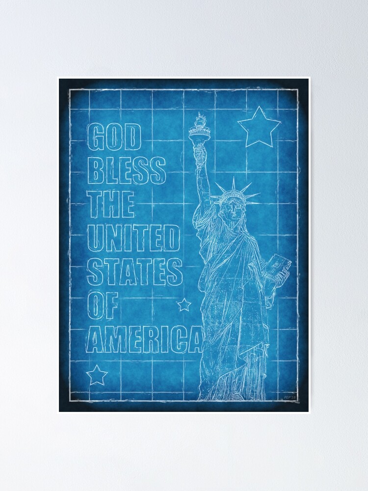 Alternate view of God Bless The USA Poster