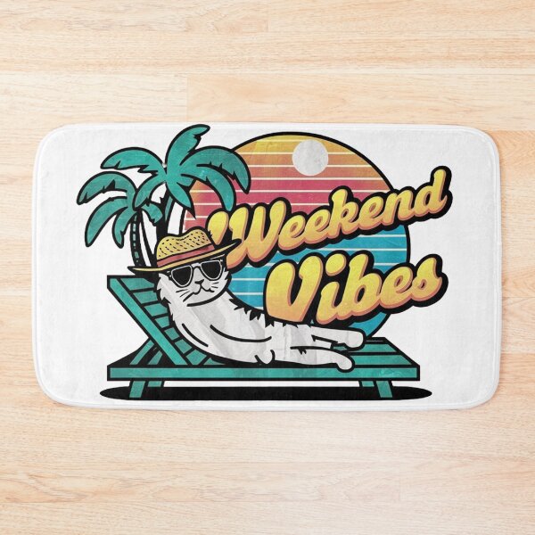 Item preview, weekend vibes cat version designed and sold by 90's Misaki.
