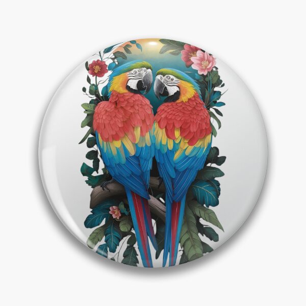 Item preview, Beautiful parrot couple designed and sold by DunuStore.