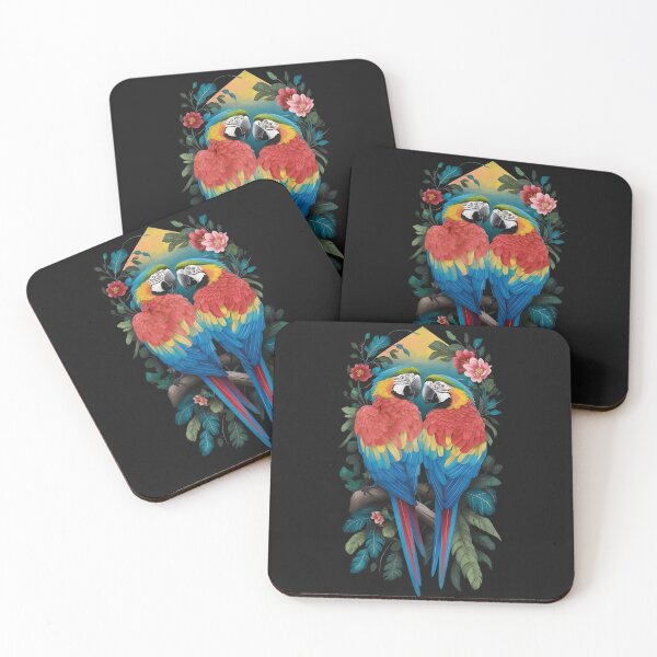Item preview, Beautiful parrot couple designed and sold by DunuStore.