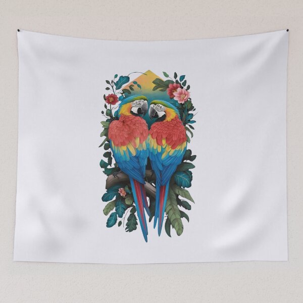 Item preview, Beautiful parrot couple designed and sold by DunuStore.