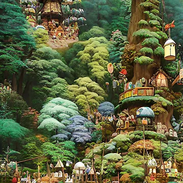 Artwork thumbnail, Community forests by Rooklife