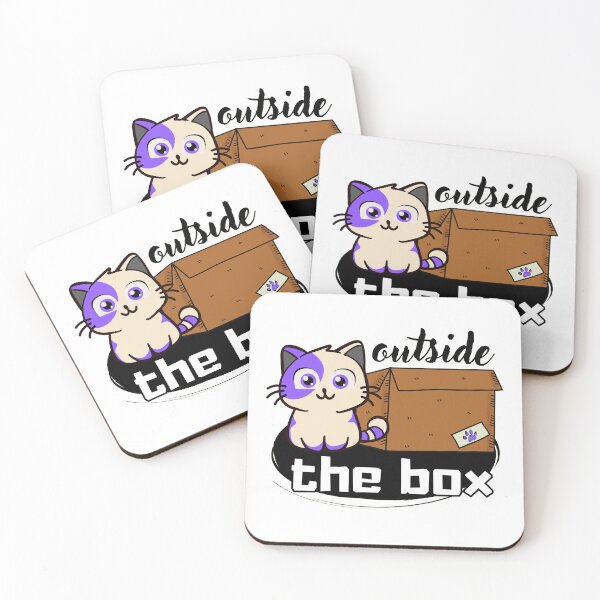 Item preview, Asexual Cat: Outside The Box designed and sold by Kusza.