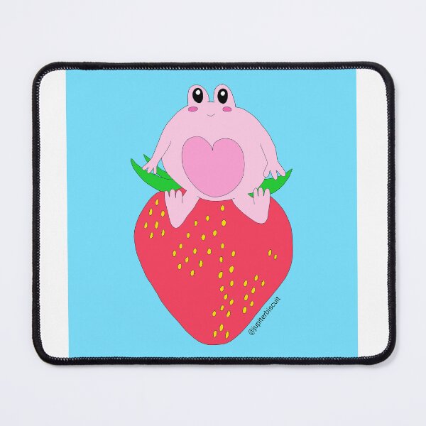 Item preview, Frog on a strawberry designed and sold by Reina Patrick.