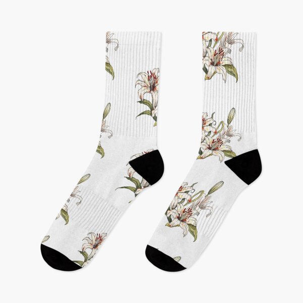 Item preview, Blooming orange lily stem. Lily Of The Valley designed and sold by Anastasiia Yurevych.