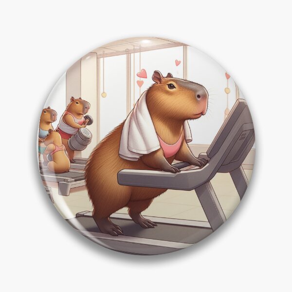 Item preview, Capybara in Gym3 designed and sold by Capybara Art Lover.