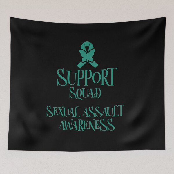 Item preview, Support Squad Sexual Assault Awareness designed and sold by 87-Aesthetics.