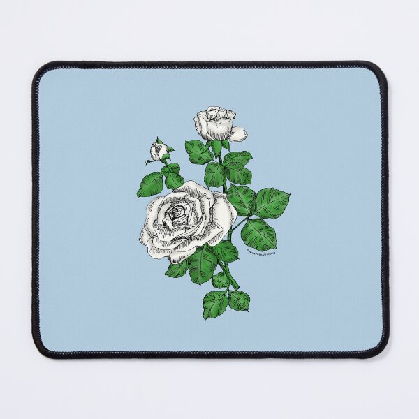 Item preview, White High-Centered Rose Bloom Double 16-25 Petals In 3+ Rows designed and sold by Rachael Taylor.