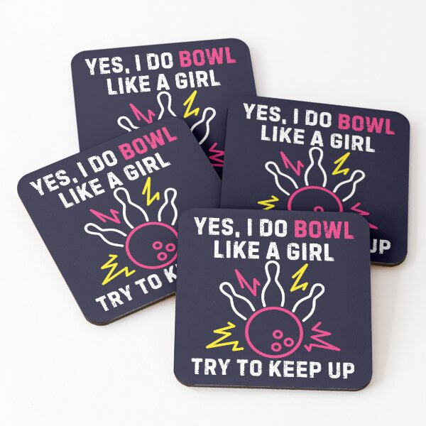 Item preview, Yes I Do Bowl Like A Girl designed and sold by SunfullyYours.
