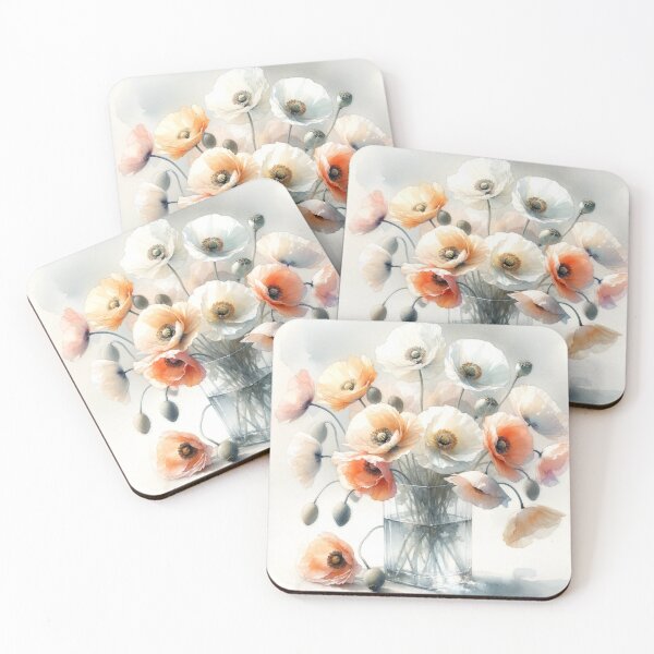 Item preview, Peachy Poppies 2 designed and sold by ChrisButler.