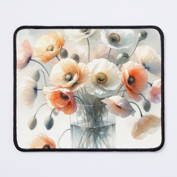 Item preview, Peachy Poppies 2 designed and sold by ChrisButler.