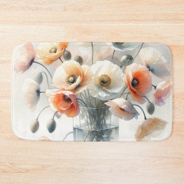 Item preview, Peachy Poppies 2 designed and sold by ChrisButler.
