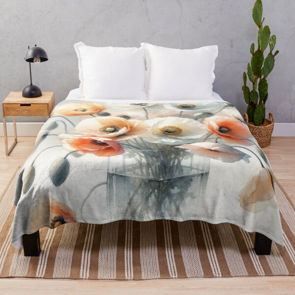 Item preview, Peachy Poppies 2 designed and sold by ChrisButler.