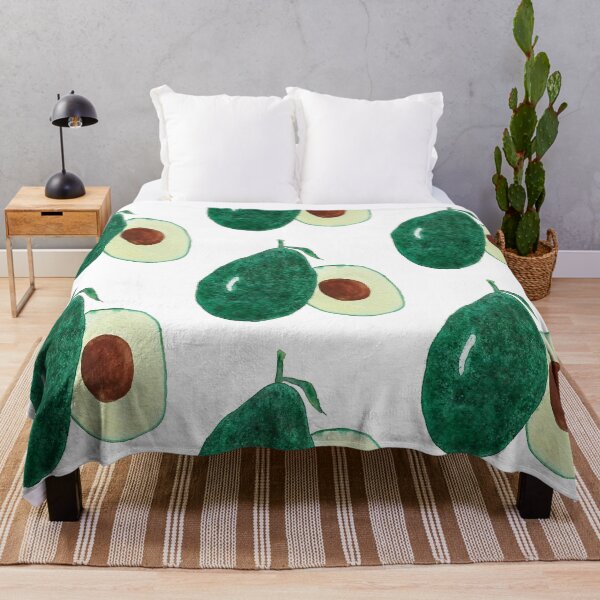 Item preview, hand painted green avocado watercolor designed and sold by ColorandColor.
