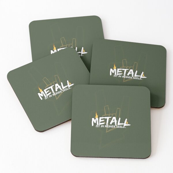 Item preview, Metall ist in meiner Seele | Green Background designed and sold by RM-Journey.