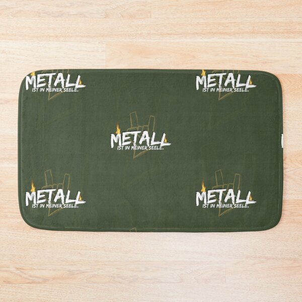 Item preview, Metall ist in meiner Seele | Green Background designed and sold by RM-Journey.