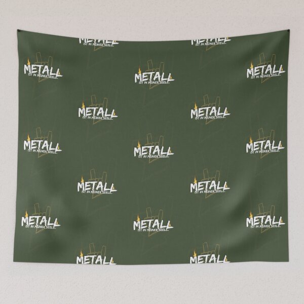 Item preview, Metall ist in meiner Seele | Green Background designed and sold by RM-Journey.