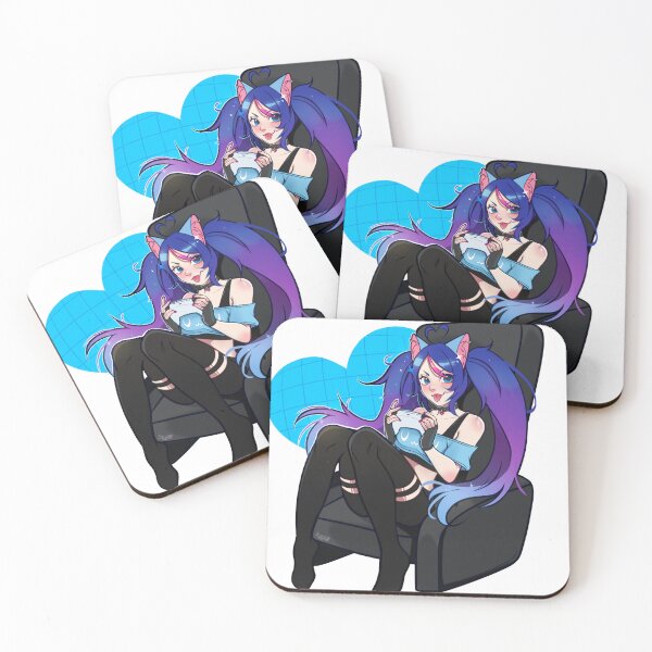 Item preview, gamer cat girl designed and sold by KatieKatYo.