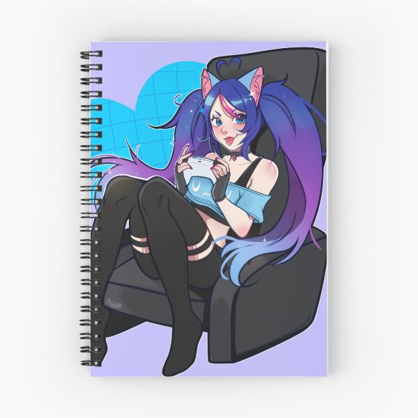 Item preview, gamer cat girl designed and sold by KatieKatYo.