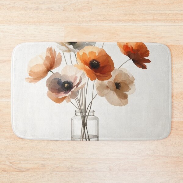 Item preview, Peachy Poppies 3 designed and sold by ChrisButler.