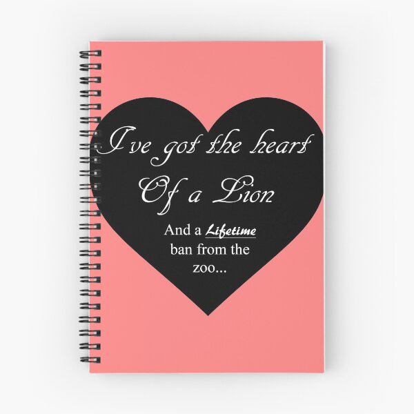 Item preview, I have the heart of a Lion (and a lifetime ban from the zoo) designed and sold by KelseyJB16.