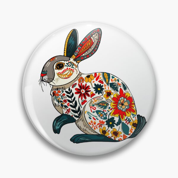 Item preview,  Cute rabbit with boho style. Easter bunny. Farm animal designed and sold by Anastasiia Yurevych.