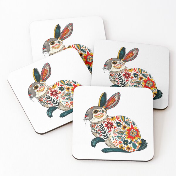 Item preview,  Cute rabbit with boho style. Easter bunny. Farm animal designed and sold by Anastasiia Yurevych.