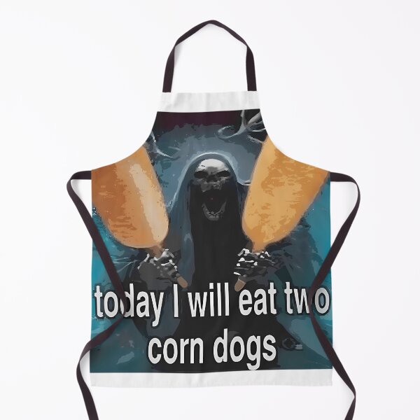 Item preview, Today I Will Eat Two Corn Dogs Dead Skeleton Funny Corndog Meme designed and sold by Cynthiarquez.