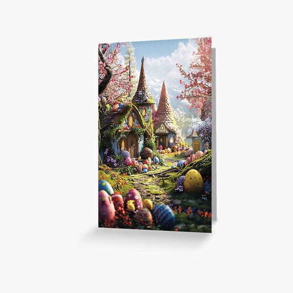 Item preview, Easter Village designed and sold by HasHs.
